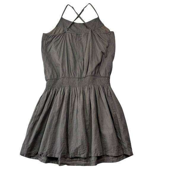 Old Navy Dress Sequin Summer Taupe Size Medium Vintage Mini - Picture 3 of 10